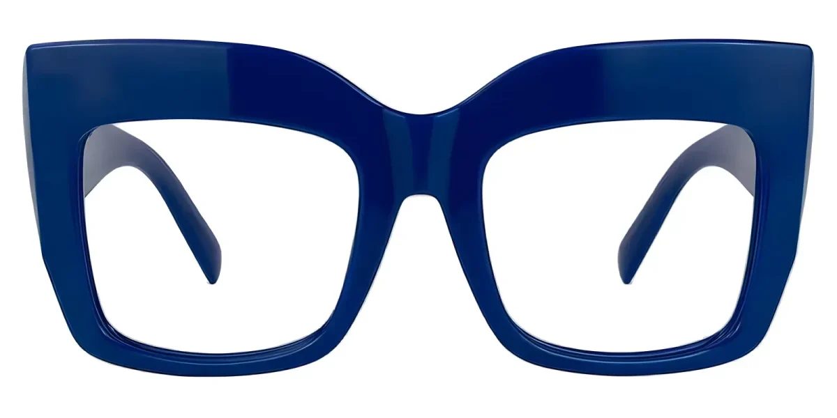 Retro Blue Glasses 0