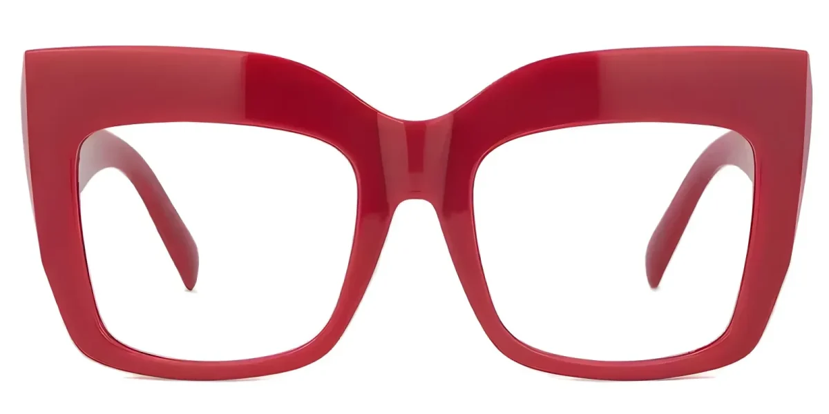 Retro Red Glasses 0