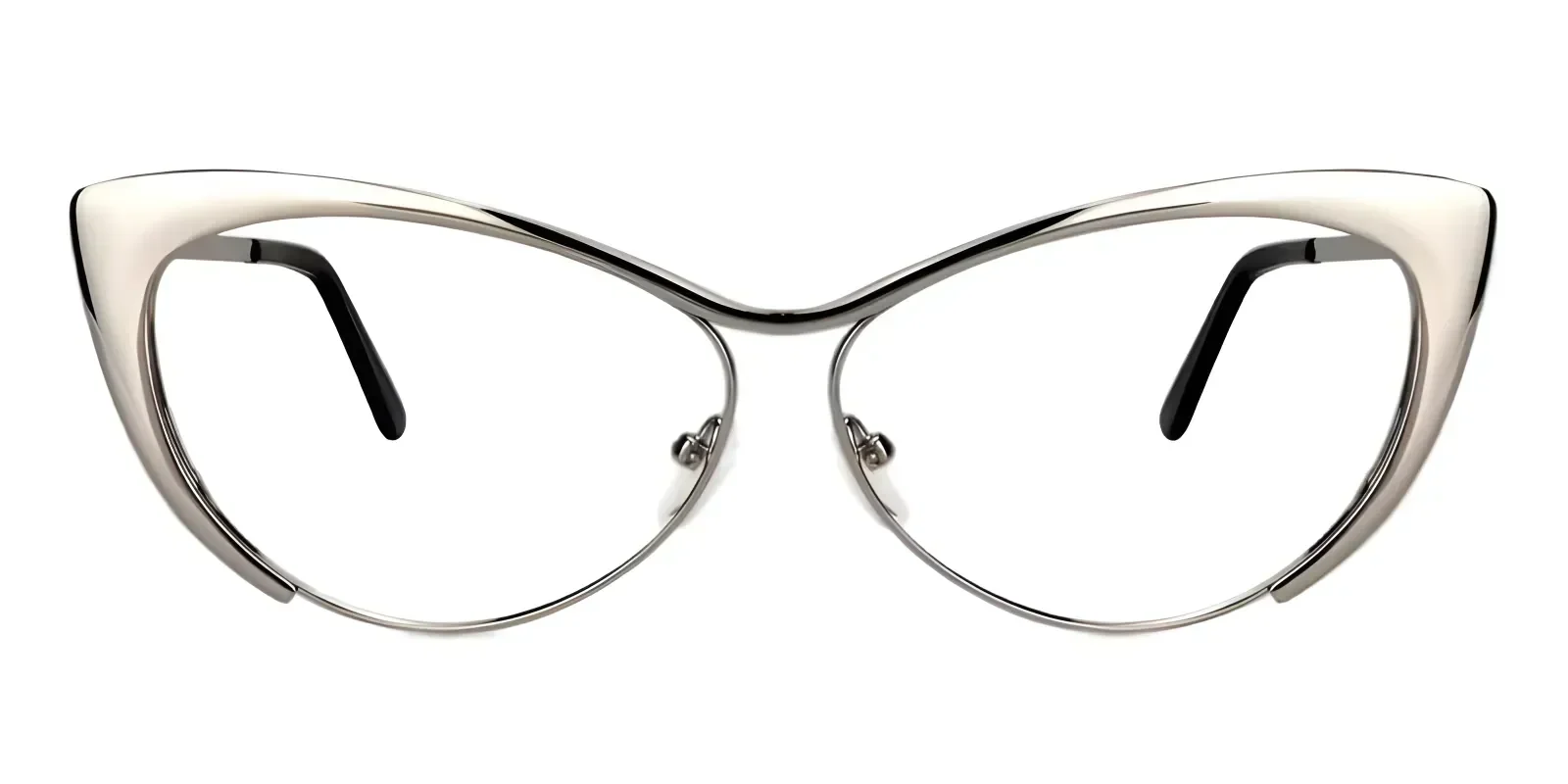 Sydney Silver eyeglass frame
