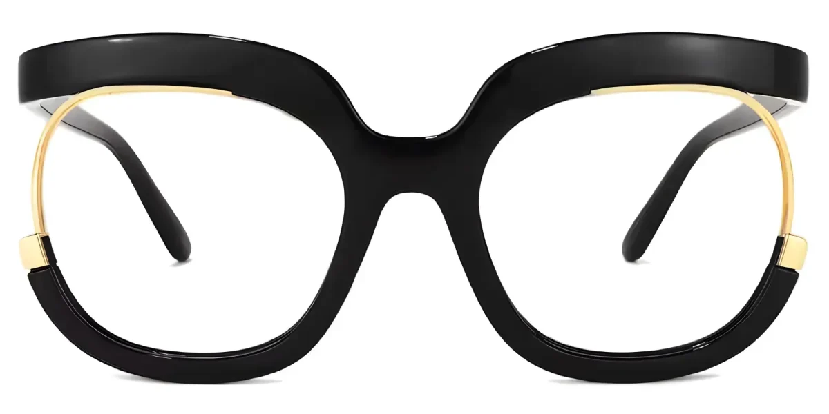 Carmine Black Glasses 0