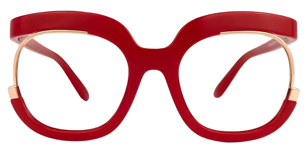 Carmine Red Glasses 0