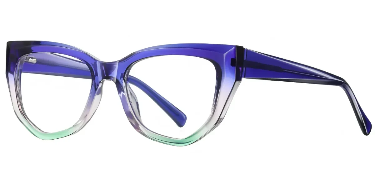 PF2156 Blue-Green Glasses 1
