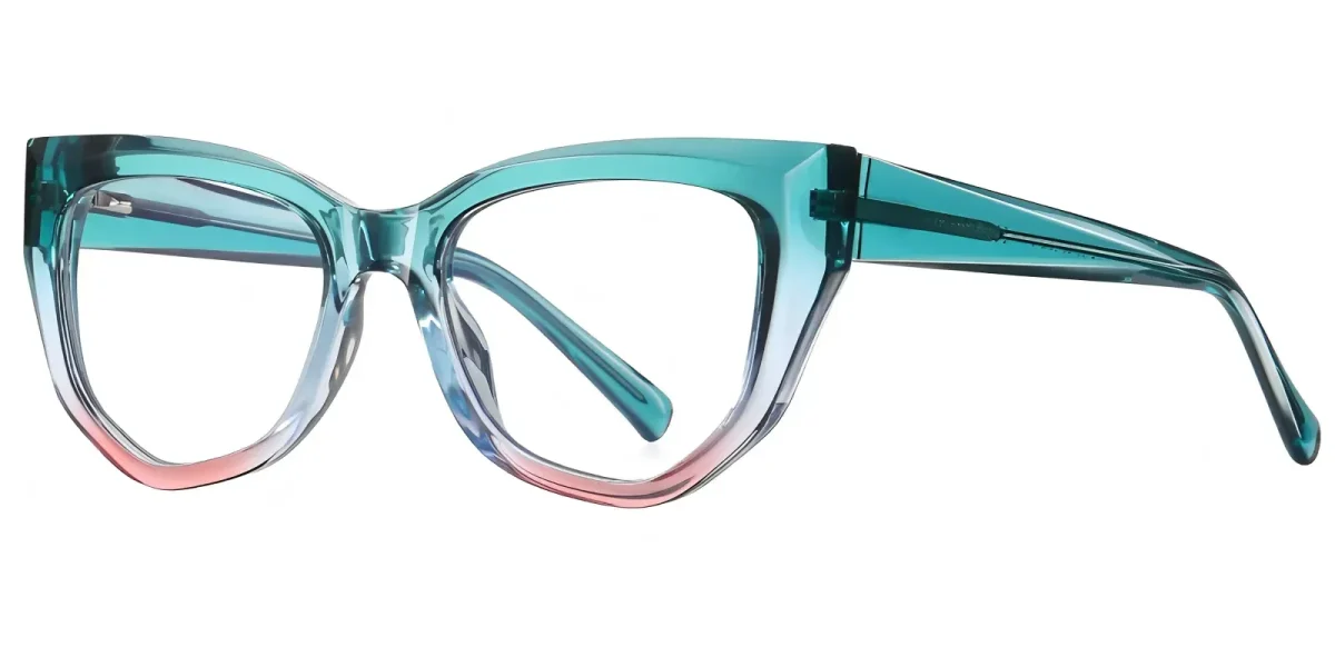 PF2156 Green-Pink Glasses 1