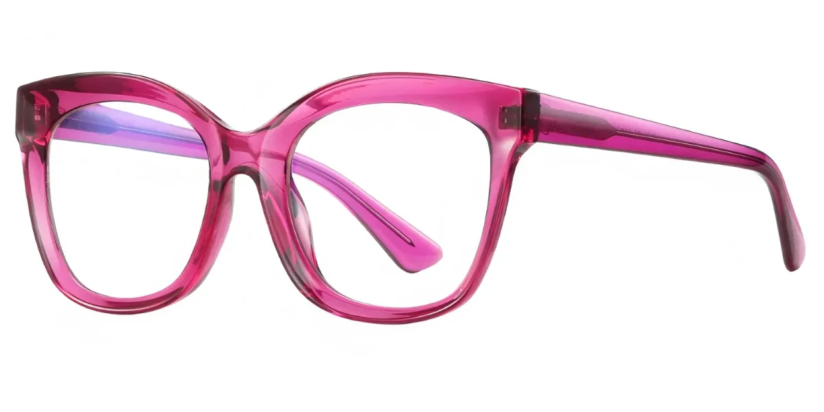 PF2101 Transparent-pink Glasses 1