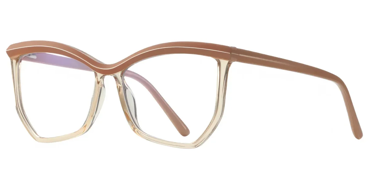 PF2161 Coffee-Yellow Glasses 1