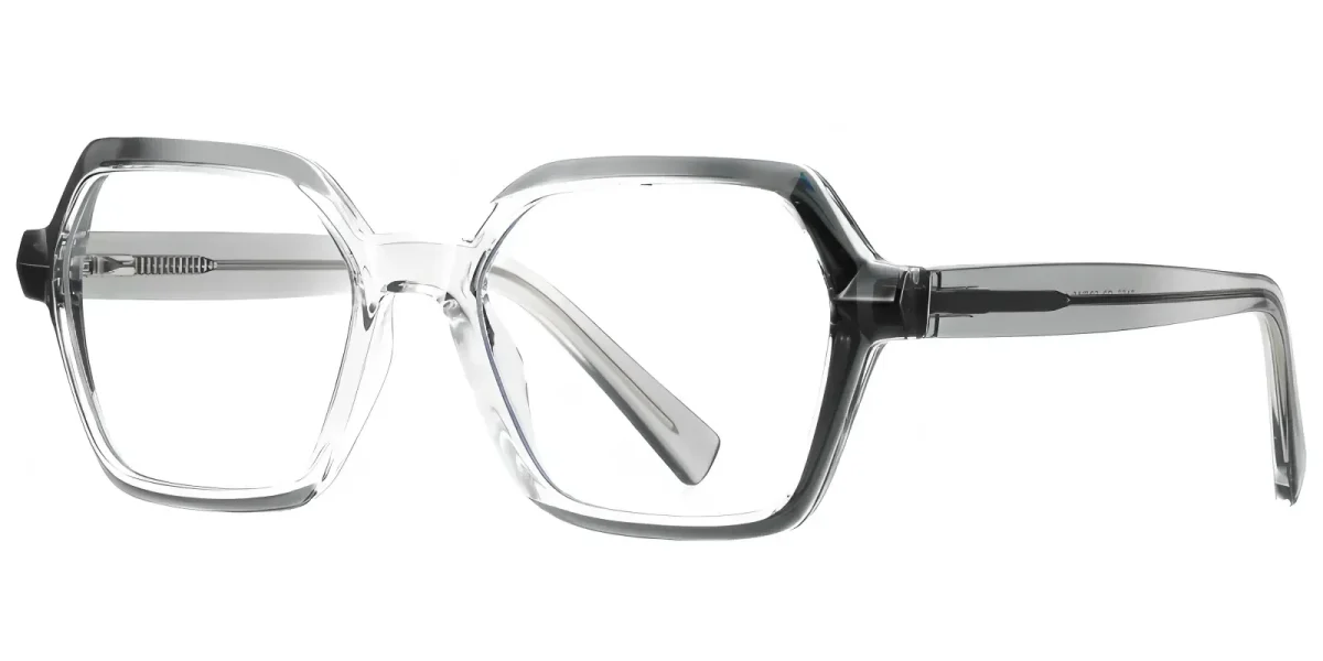 PF2162 Transparent-Grey Glasses 1