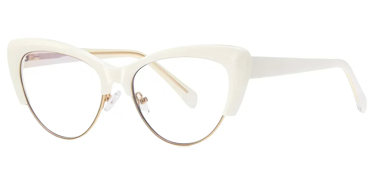 PF2178 White-Gold Glasses 1