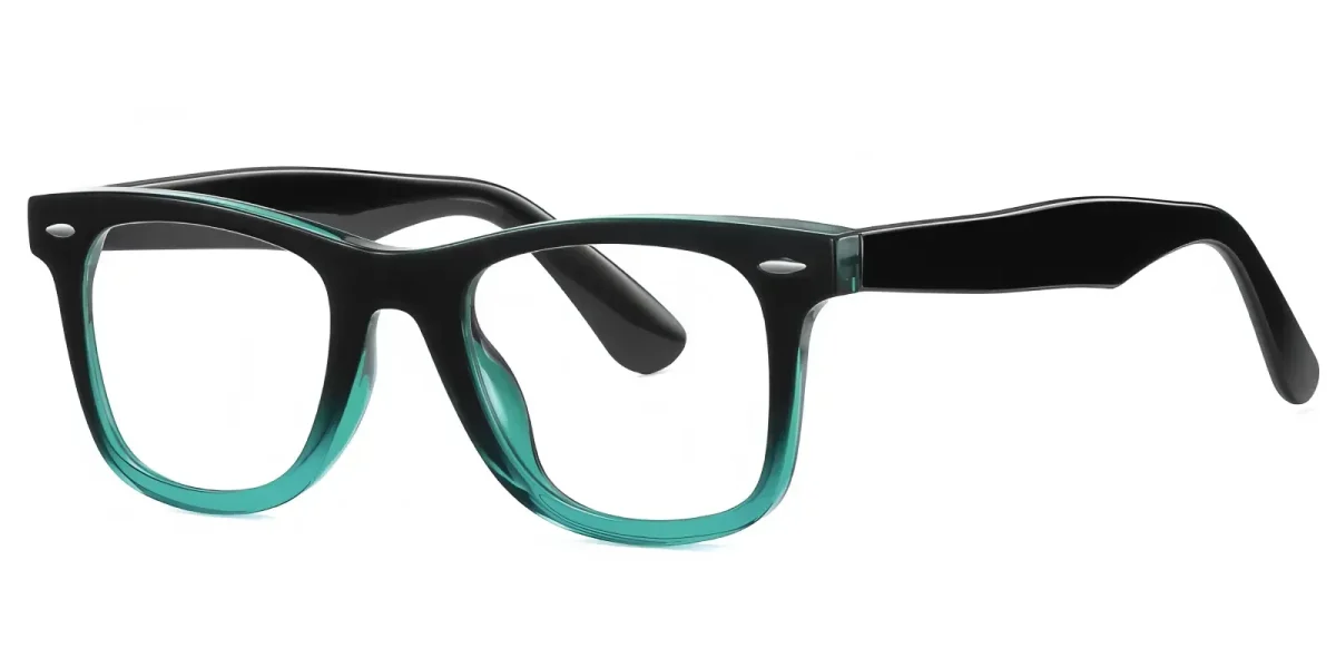 PF2102 Black-Green Glasses 1