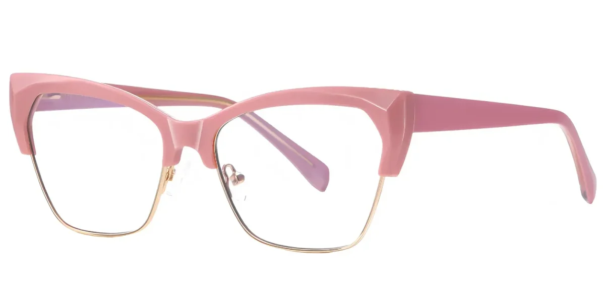 PF2180 Pink-Gold Glasses 1