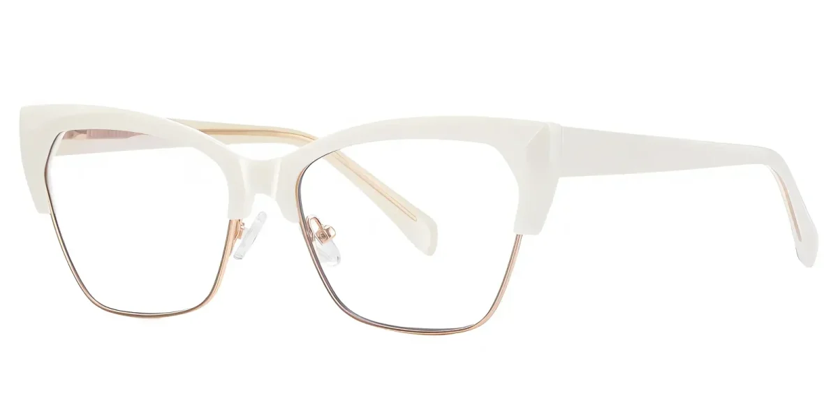 PF2180 White-Gold Glasses 1