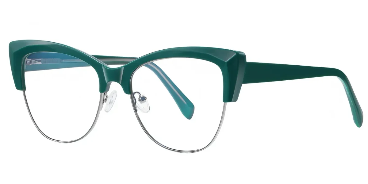 PF2181 Green-Silver Glasses 1