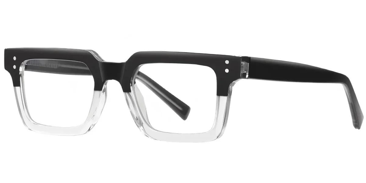 PF2192 Black-Transparent Glasses 1