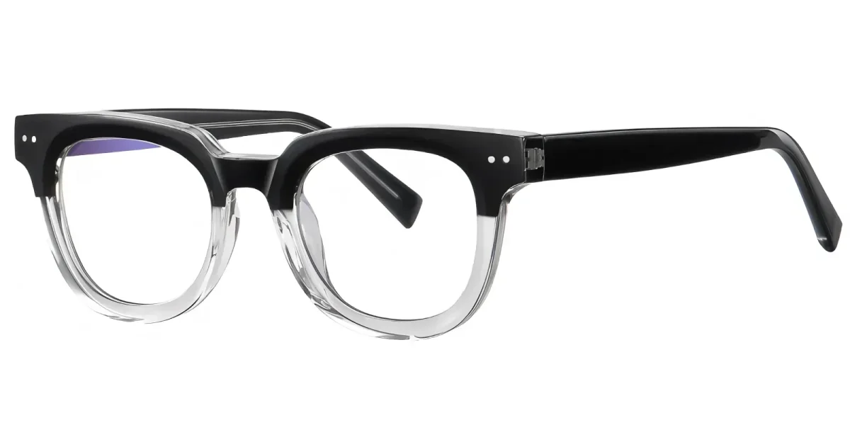 PF2120 Transparent-Black Glasses 1