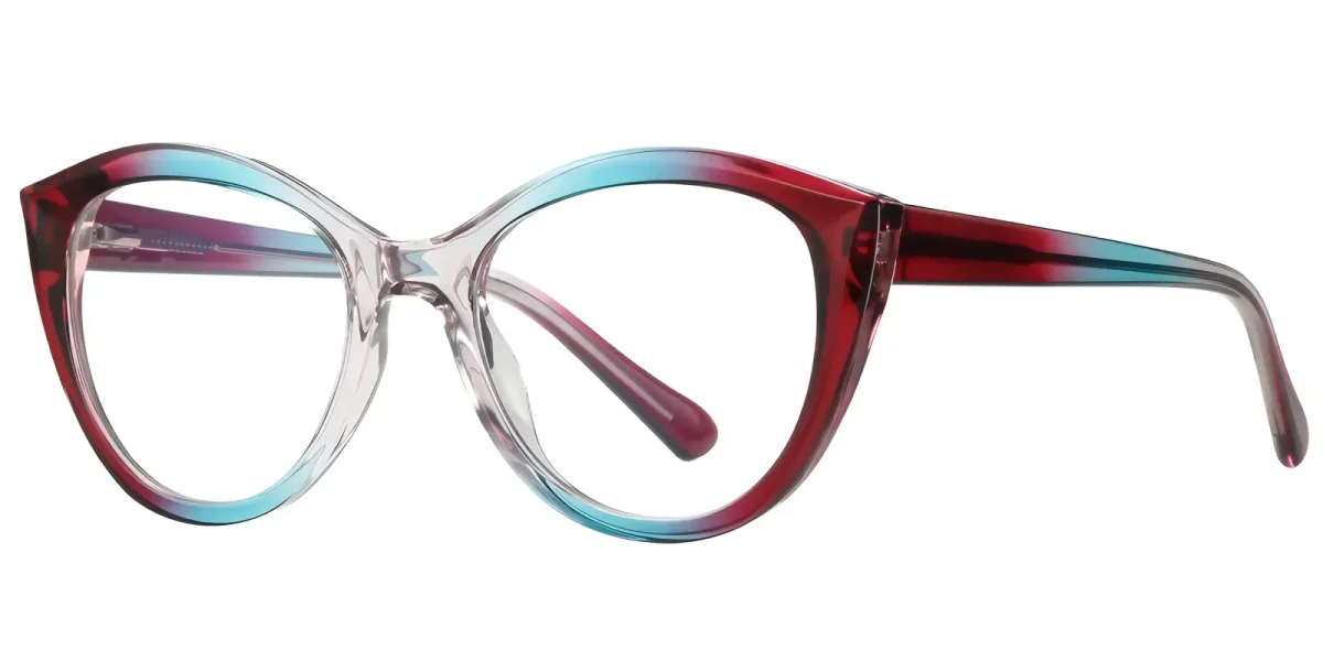 PF2145 Blue-Pink-Green Glasses 1