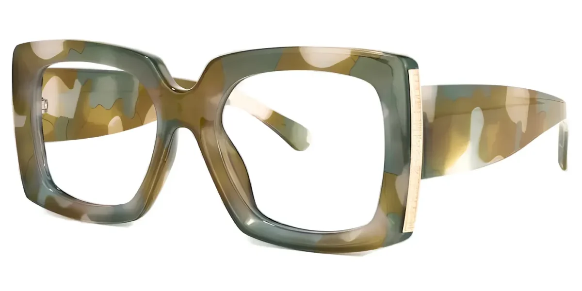 Angelia Olive Glasses 1