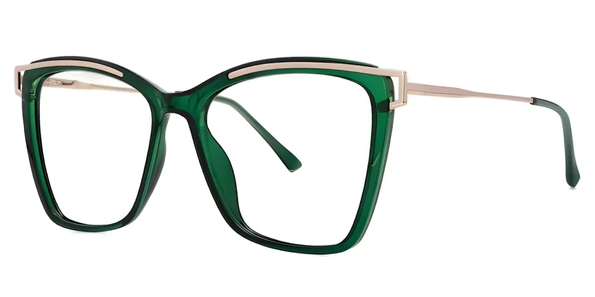 Maggie Green Glasses 1