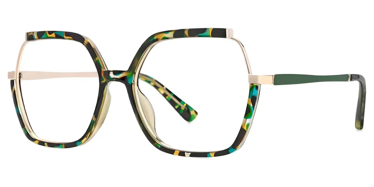 Joselyn Green-Havana Glasses 1