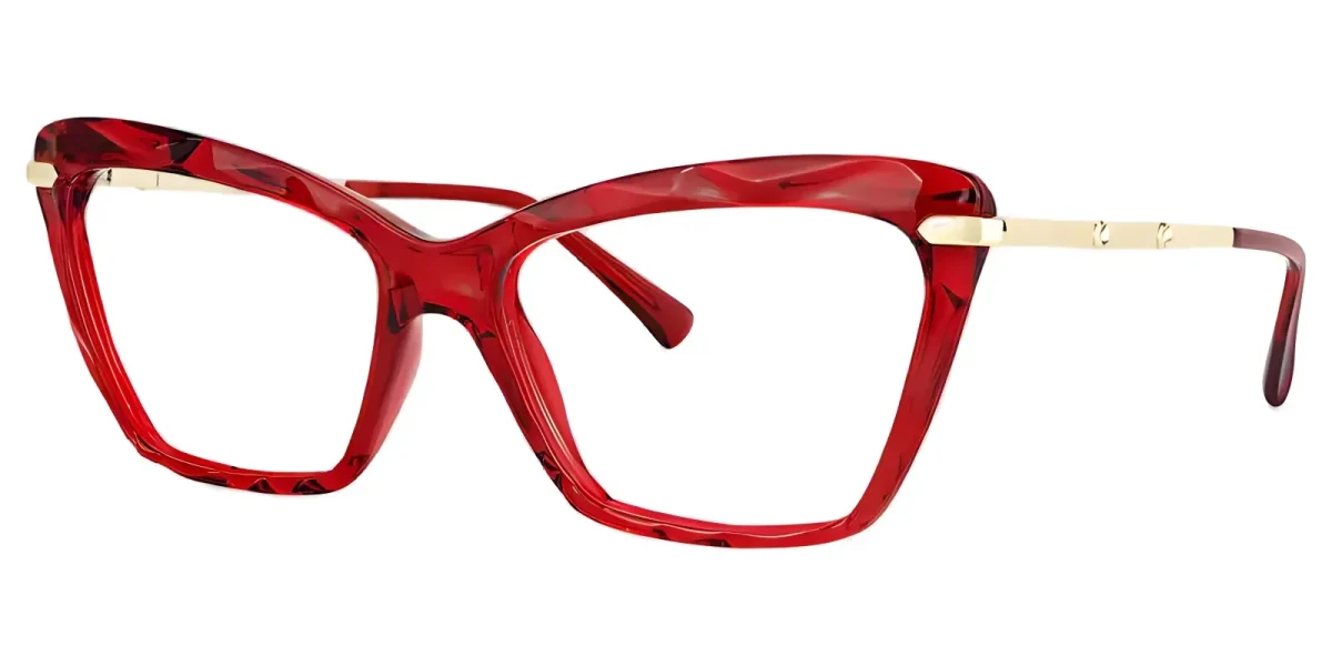 Libby Red Glasses 1