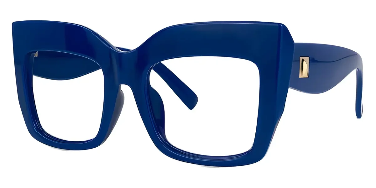 Retro Blue Glasses 1