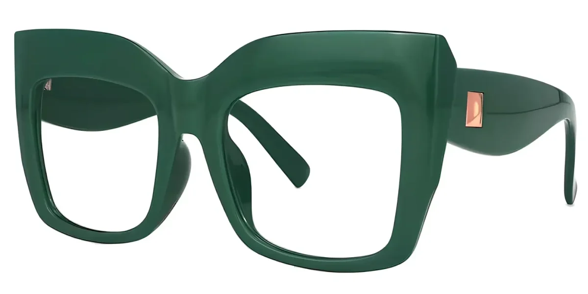 Retro Green Glasses 1