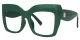 Retro Green Glasses 1