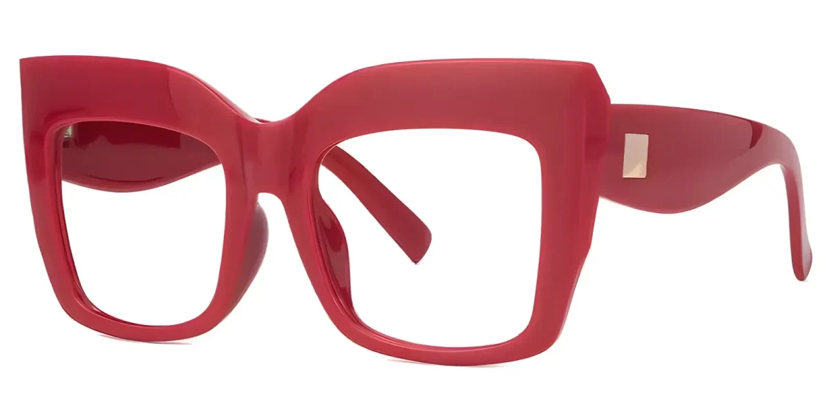 Retro Red Glasses 1