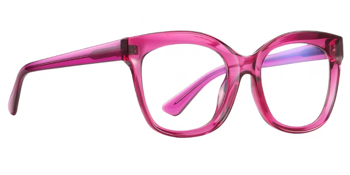PF2101 Transparent-pink Glasses 2