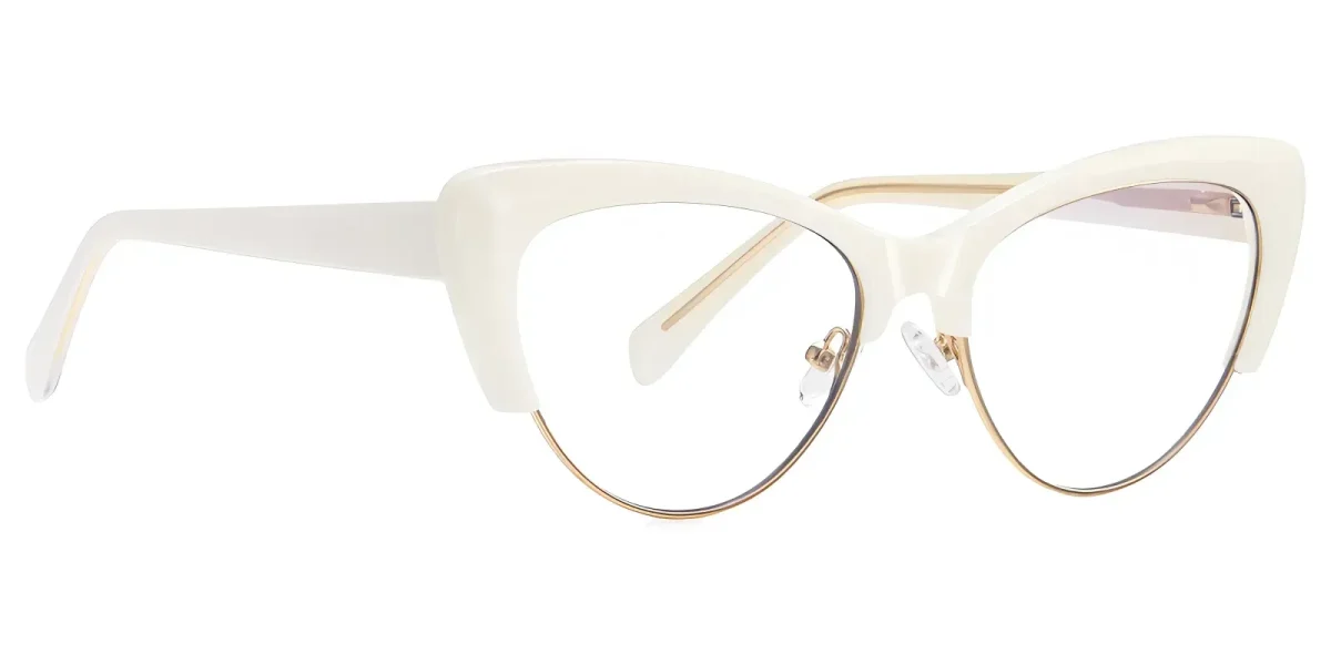PF2178 White-Gold Glasses 2