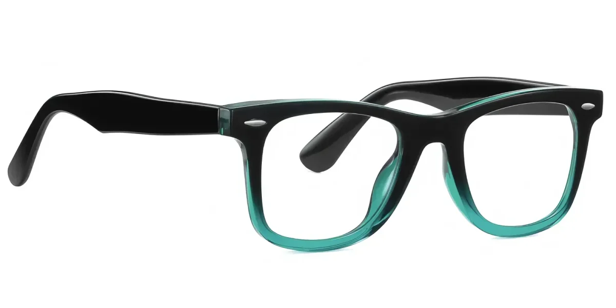 PF2102 Black-Green Glasses 2