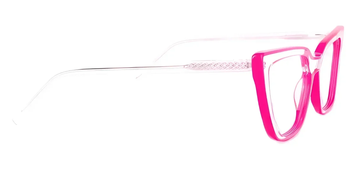 Tacita Bright-Pink Glasses 2