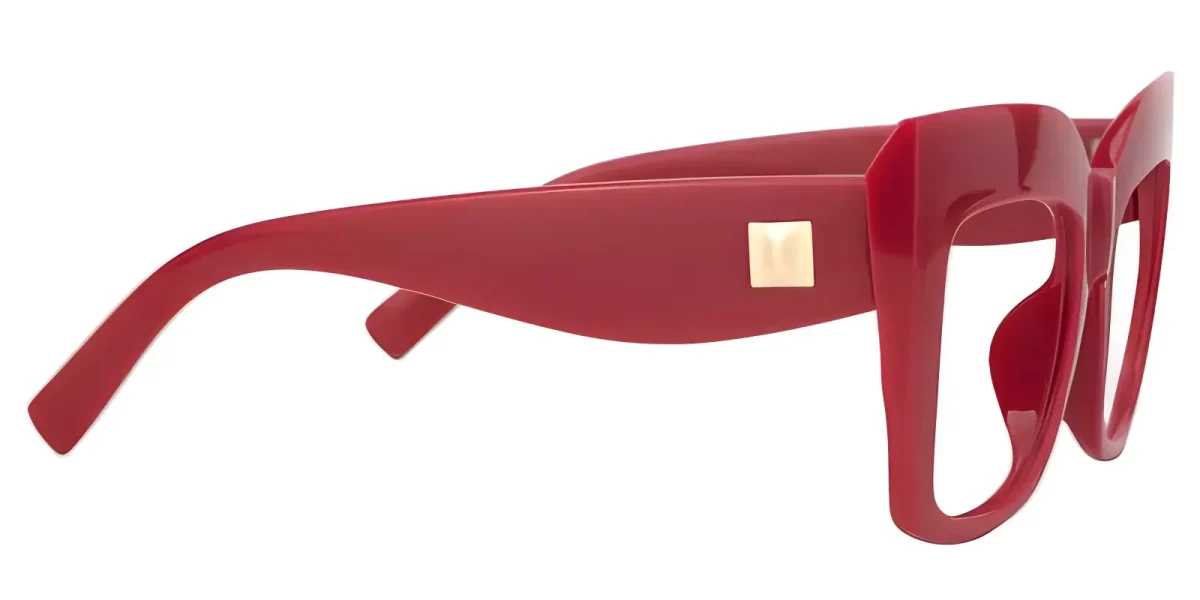 Retro Red Glasses 2