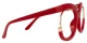 Carmine Red Glasses 2