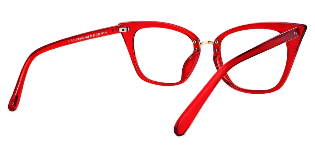Paulina Red Glasses 3