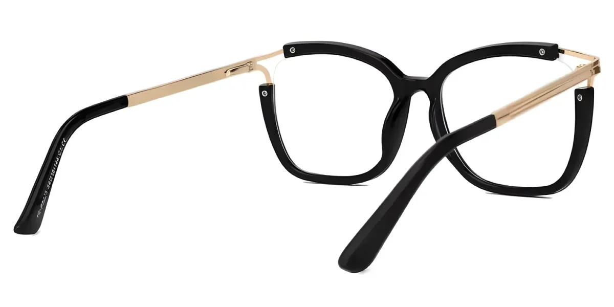 Rhea Black Glasses 3