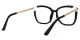 Rhea Black Glasses 3