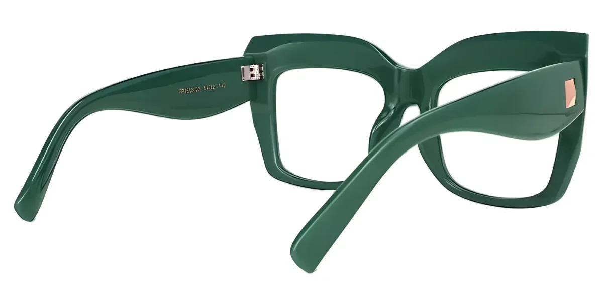 Retro Green Glasses 3