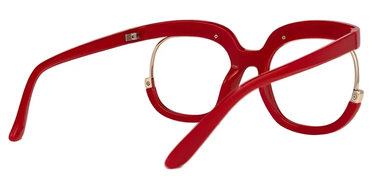 Carmine Red Glasses 3