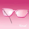 Tacita Bright-Pink Glasses 4
