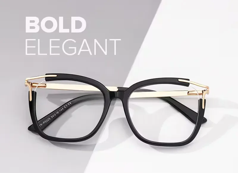 Rhea Black Glasses 4