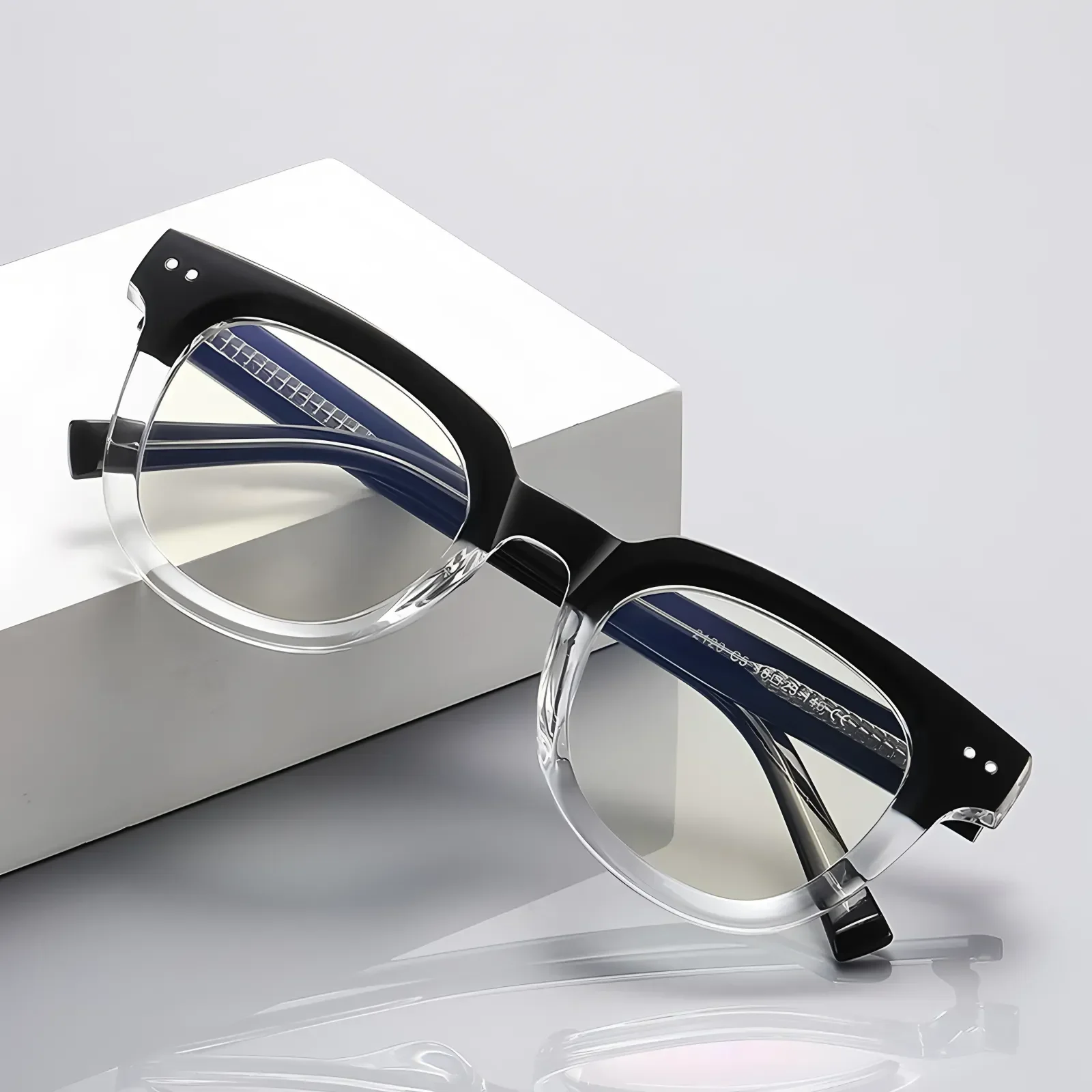 PF2120 Transparent-Black Glasses 5