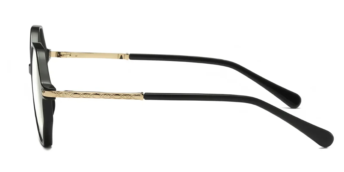 Rosamund Black Glasses 2
