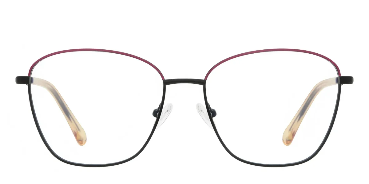 PF3055 Black-Magenta Glasses 0