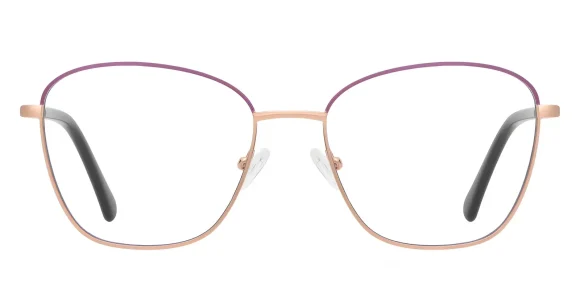 PF3055 Rose-Gold-Purple eyeglass frame