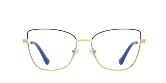 PF3056 Black-Gold eyeglass frame