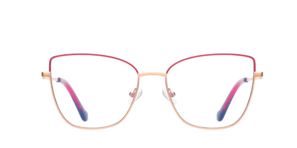PF3056 White-Black eyeglass frame