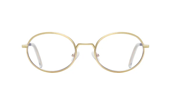 PF3058 Gold eyeglass frame