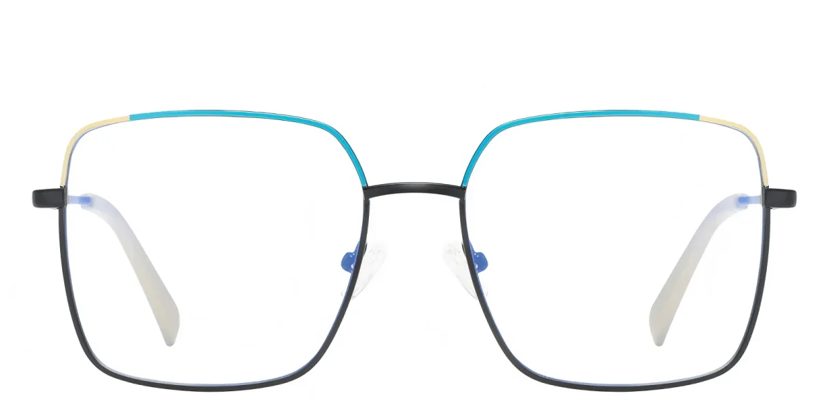 PF3059 Black-Yellow-Cyan Glasses 0