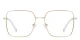 PF3059 Gold-Coffee-White glasses