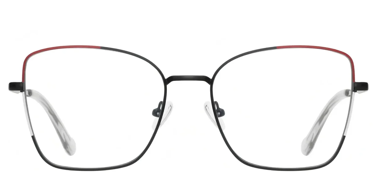 PF3062 Black-Red-White Glasses 0