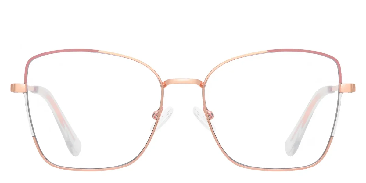 PF3062 Rose-Gold-Pink-White Glasses 0